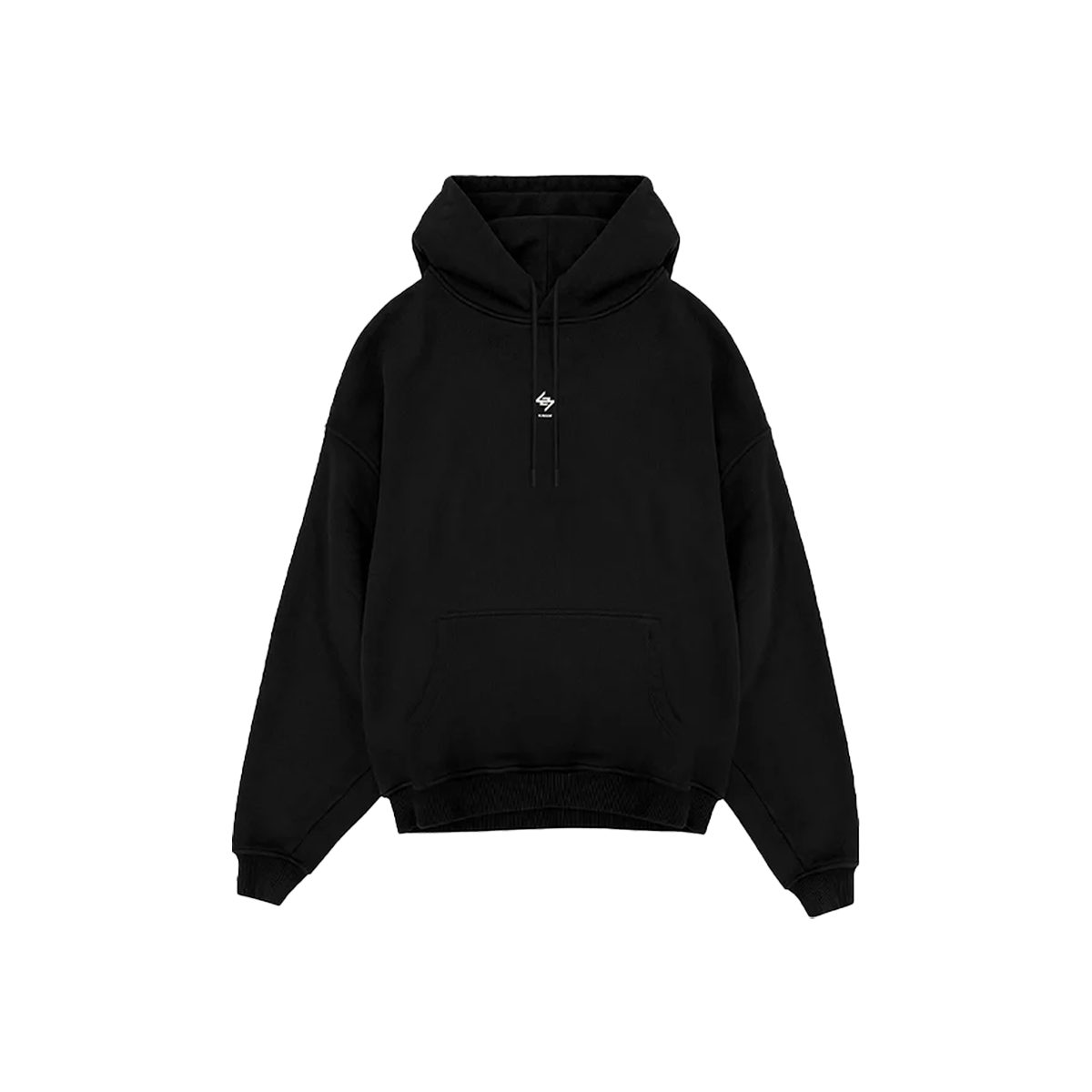 Represent 247 Oversized Hoodie Jet Black-Represent-pikastore.cz