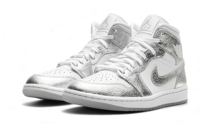 Nike Air Jordan 1 Mid SE Metallic Silver-Air Jordan-pikastore.cz