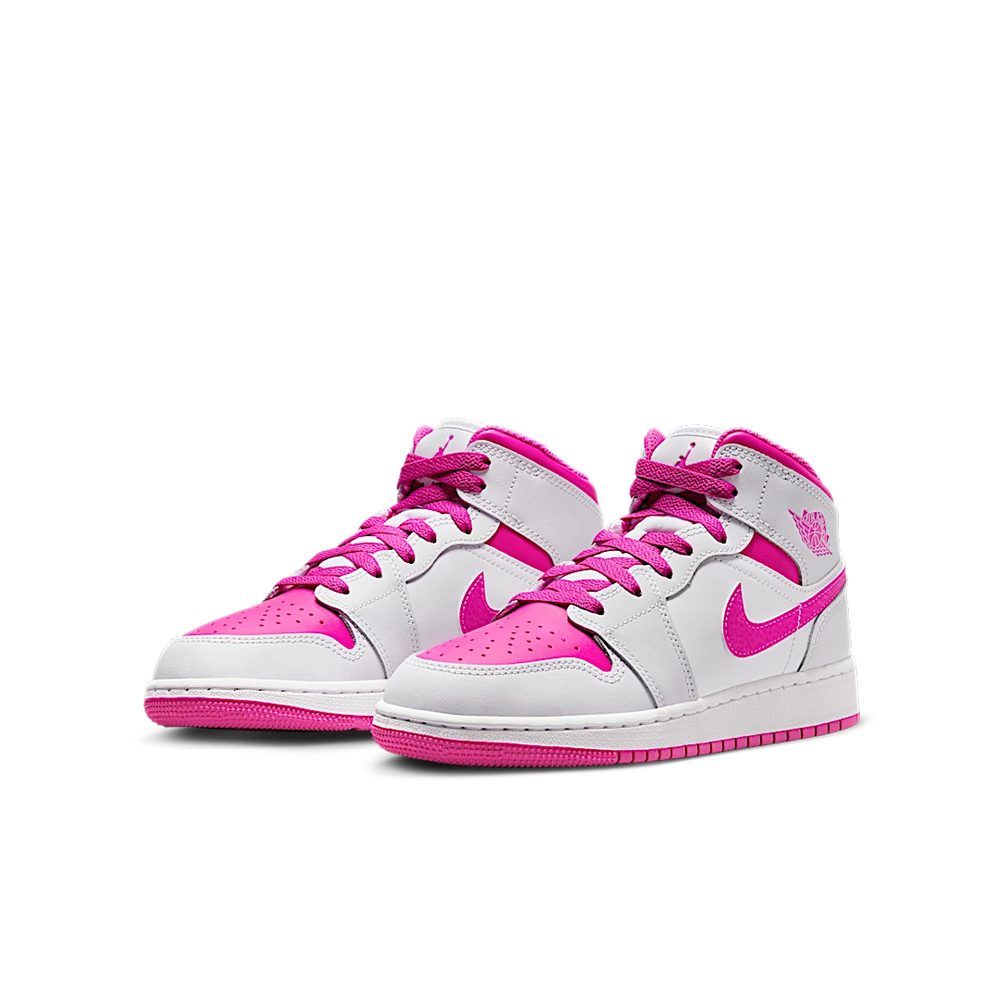 Nike Air Jordan 1 Mid GS Fire Pink-Air Jordan-pikastore.cz