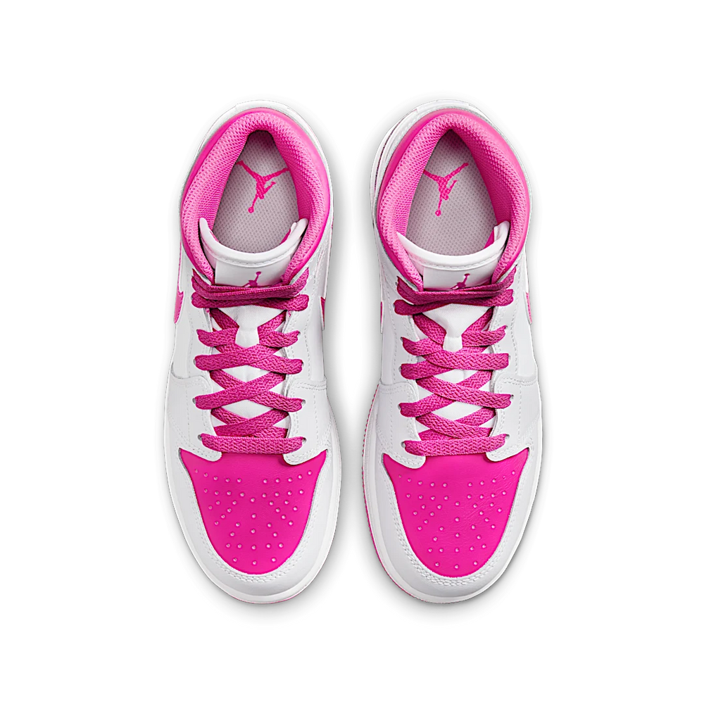 Nike Air Jordan 1 Mid GS Fire Pink-Air Jordan-pikastore.cz