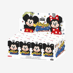Labubu Pop Mart Disney Mickey Family Together Series Plush Keychain Sealed Case (8 Blind Box)