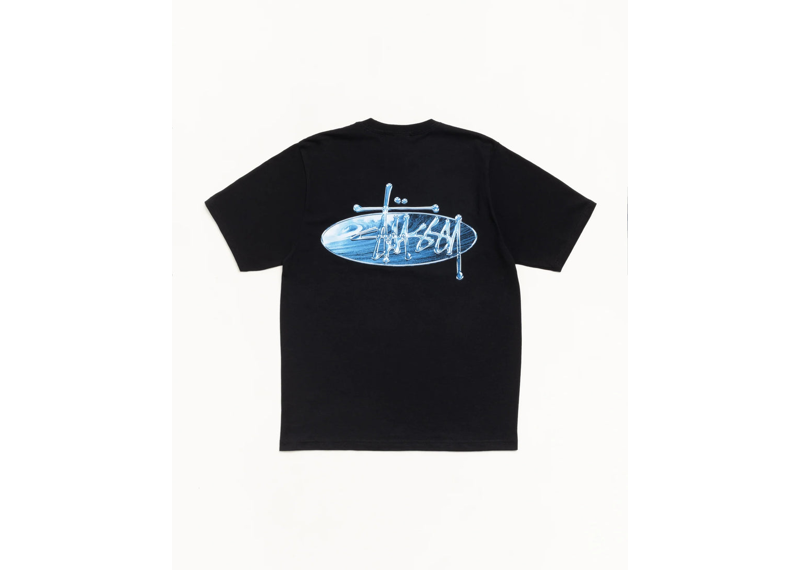 Stussy Wave Oval Tee black