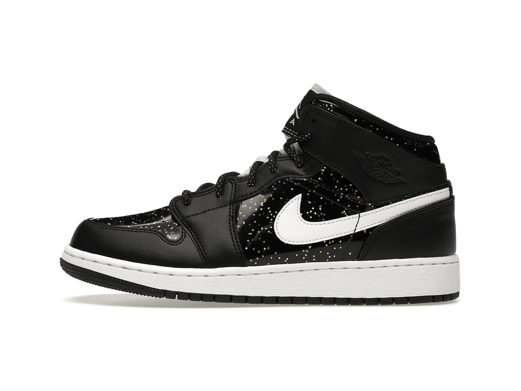 Nike Jordan 1 Mid Black Speckle (GS)-sneakers-Air Jordan-pikastore.cz