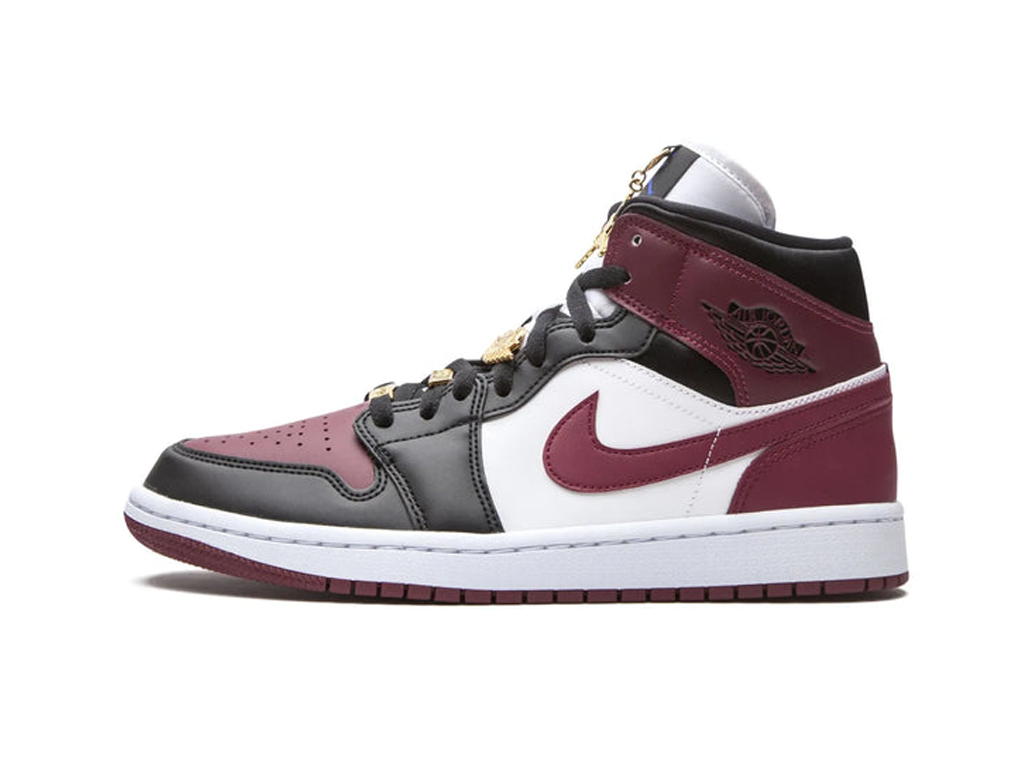 Nike Jordan 1 Mid SE Black Dark Beetroot (Women's)-sneakers-Air Jordan-pikastore.cz