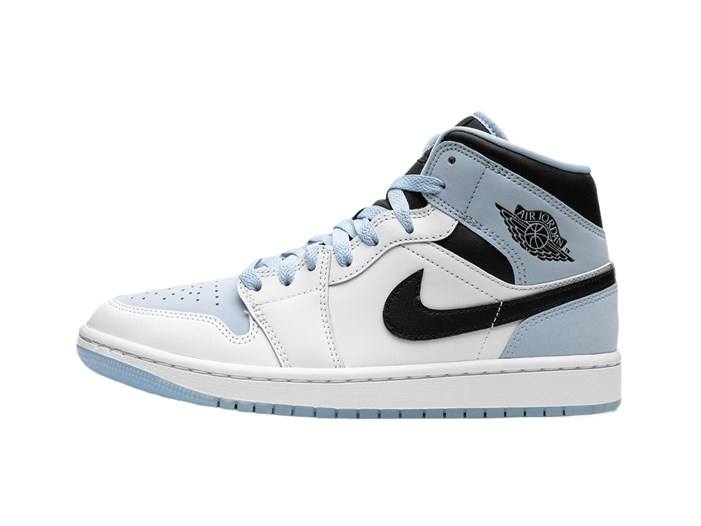 Nike Air Jordan 1 Mid SE GS White Ice Blue-Air Jordan-pikastore.cz