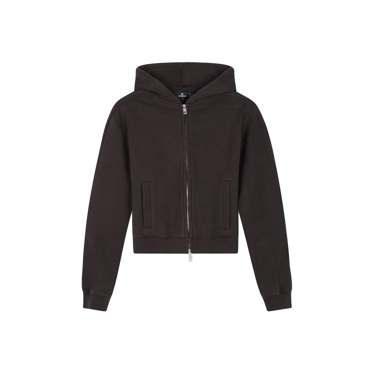 Represent Owners Club Slim Zip Hoodie Black Coffee-Represent-pikastore.cz