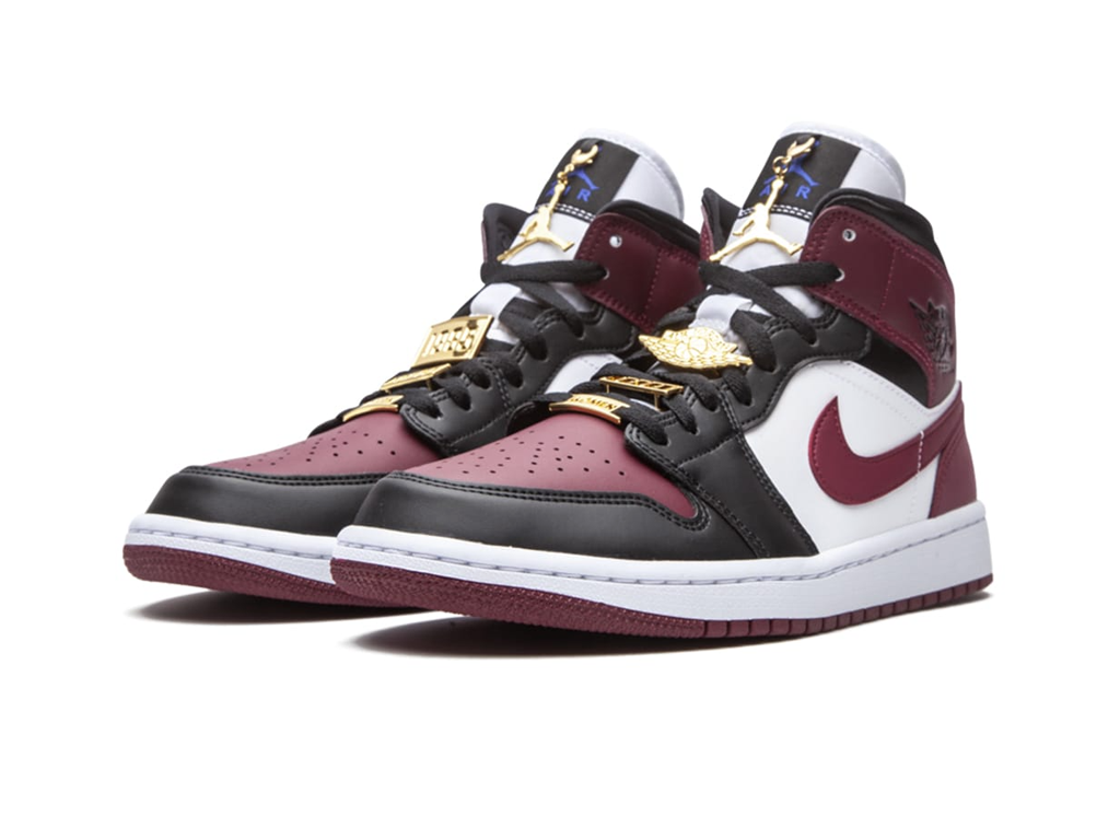 Nike Jordan 1 Mid SE Black Dark Beetroot (Women's)-sneakers-Air Jordan-pikastore.cz