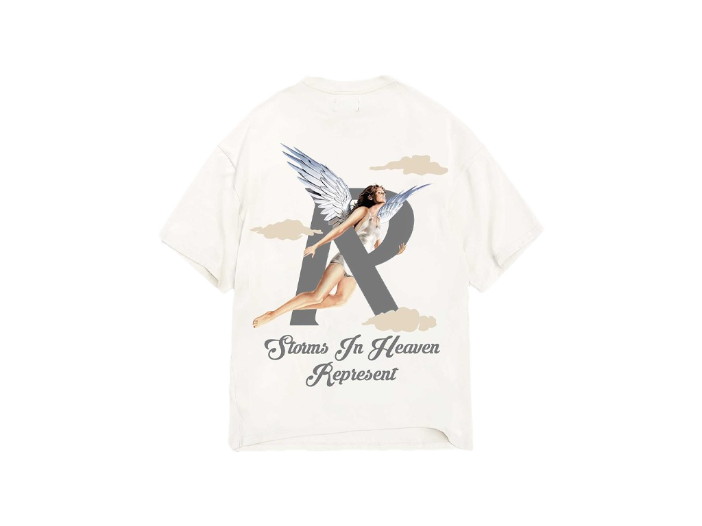 Represent Storms In Heaven T-Shirt White-Represent-pikastore.cz