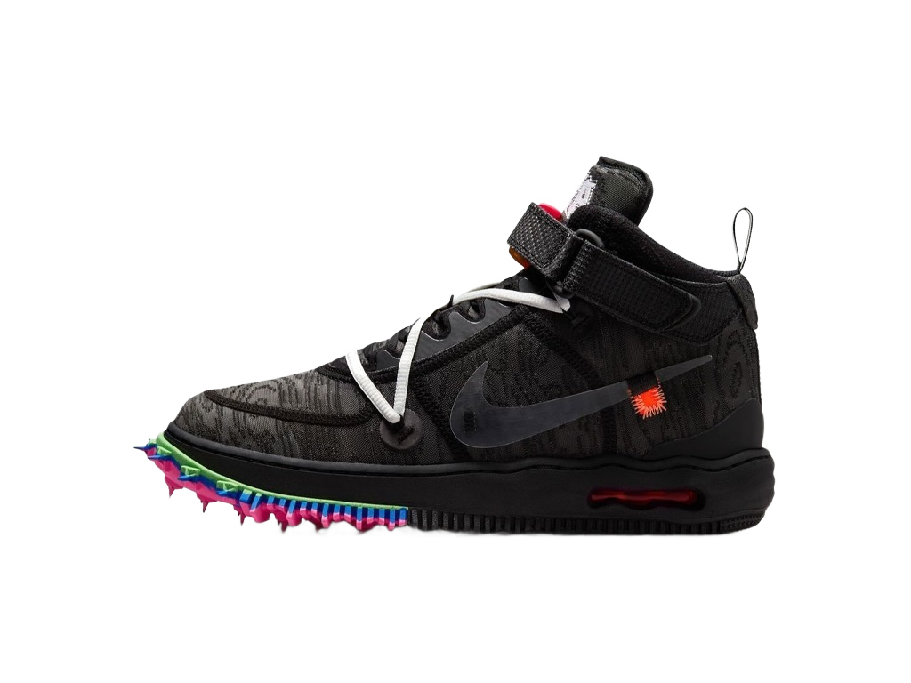 Nike Air Force 1 Mid Off-White Black-sneakers-Nike-pikastore.cz