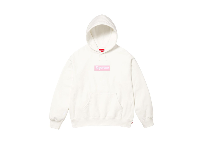 Supreme Box Logo Hooded Sweatshirt (FW25) White-Supreme-pikastore.cz