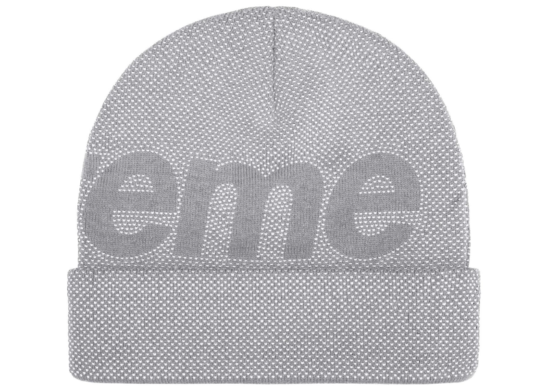 Supreme Studded Knockout Big Logo Beanie Grey-Supreme-pikastore.cz