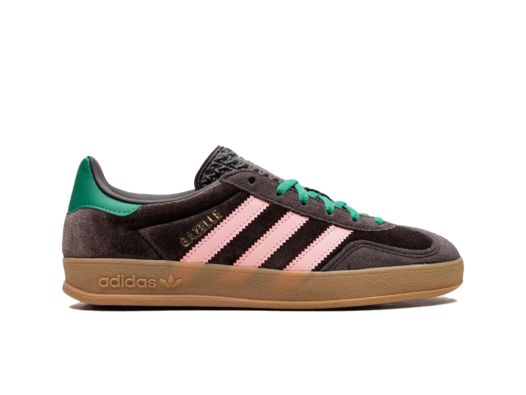 Adidas Gazelle Indoor Dark Brown Glow Pink – tenisice – fotografija 3 od 5