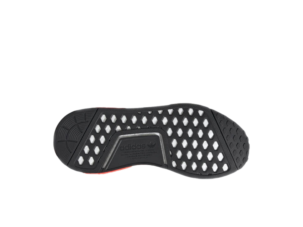 Adidas NMD R1 Cloud White Solar Red (GS)-sneakers-Adidas-pikastore.cz