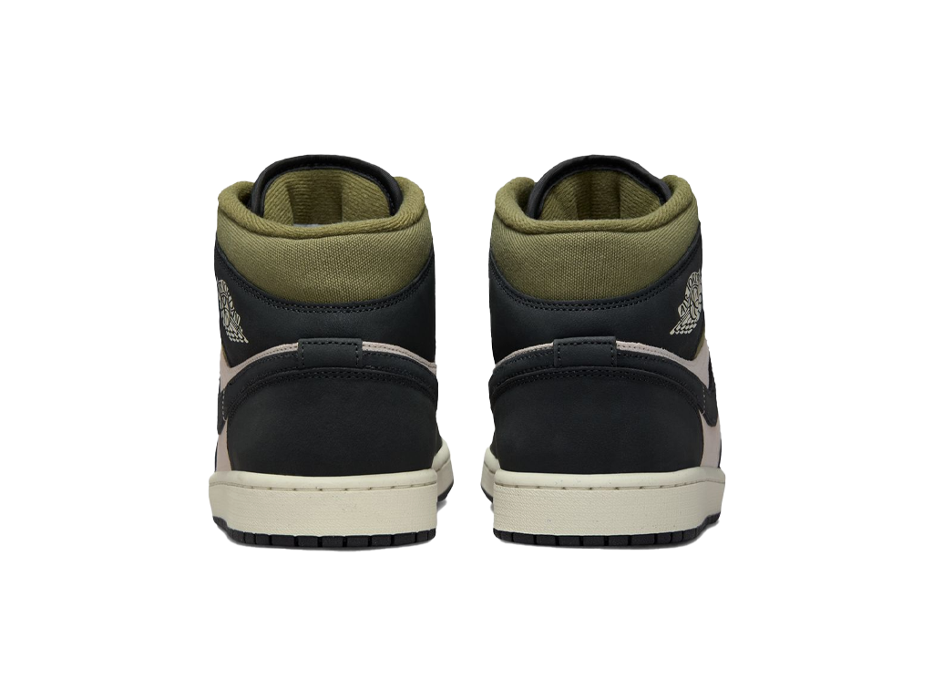 Air Jordan 1 Mid Off Noir Medium Olive – sneakers – foto 4 af 5