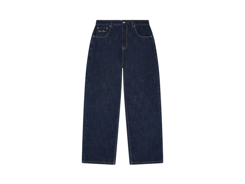 Broken Planet Wide-Leg Denim Jeans Dark Blue-Broken Planet-pikastore.cz