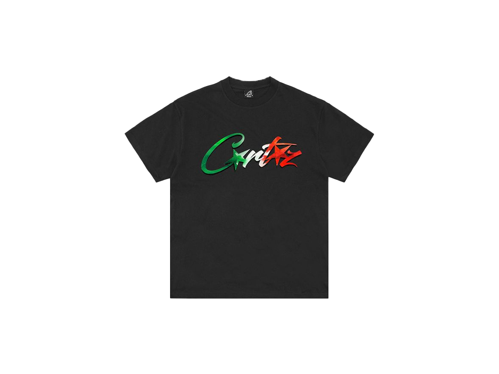 Corteiz Allstartz Italia Tee Black-Corteiz-pikastore.cz
