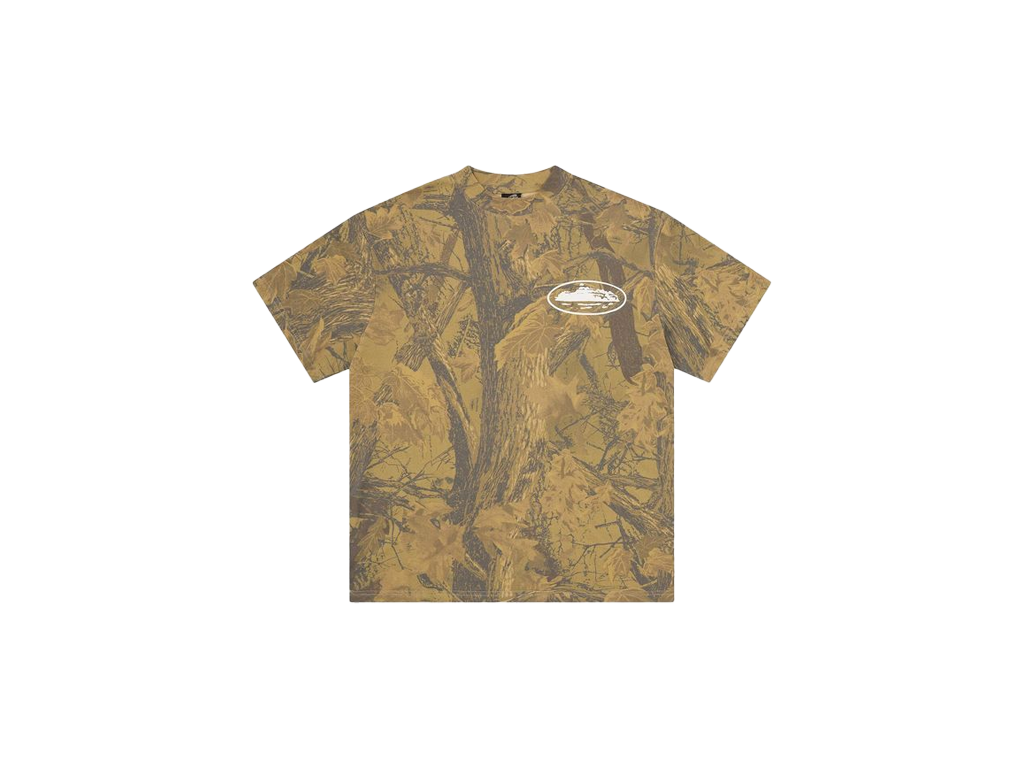 Corteiz Island Puff Print Tee Forest Camo-Corteiz-pikastore.cz