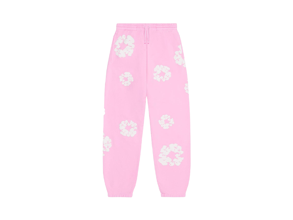 Denim Tears The Cotton Wreath Sweatpants Powder Pink-Denim Tears-pikastore.cz
