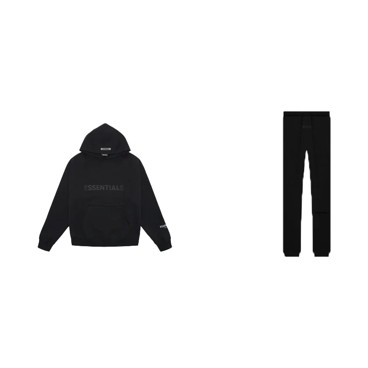 Fear of God Essentials S22 Sweatpants + S20 Hoodie Black - SET-Bundle-Fear of God-pikastore.cz