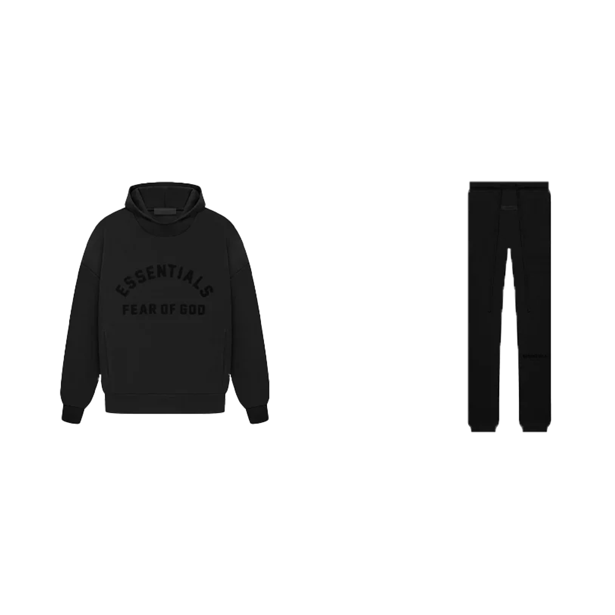 Fear of God Essentials S22 Sweatpants + S23 Hoodie Black - SET-Bundle-Fear of God-pikastore.cz