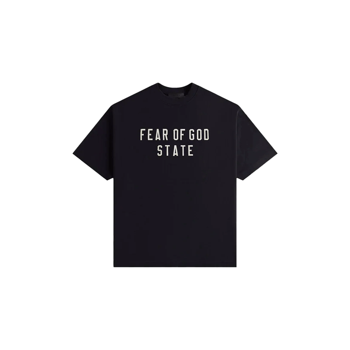 Fear of God Essentials Heavy S24 Crewneck T-Shirt Black-Fear of God-pikastore.cz