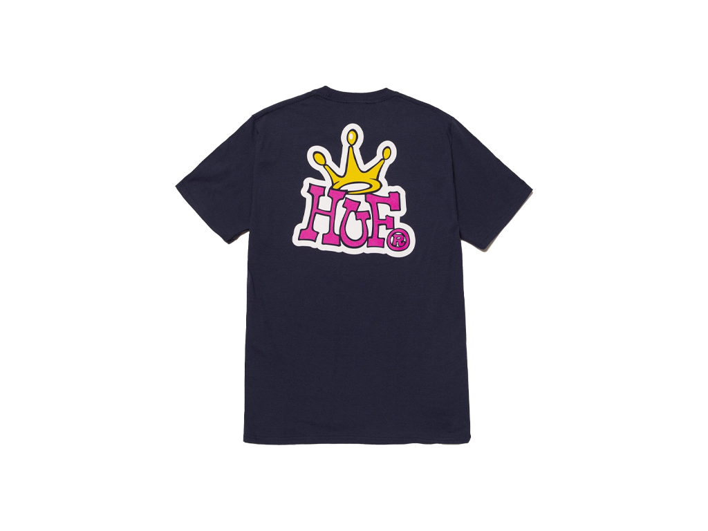 HUF Crown Tee Navy-HUF-pikastore.cz