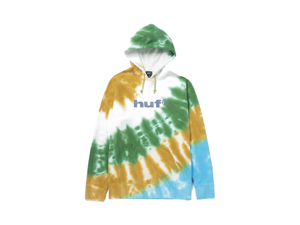HUF Lo-Fi Tiedye Hoodie-HUF-pikastore.cz