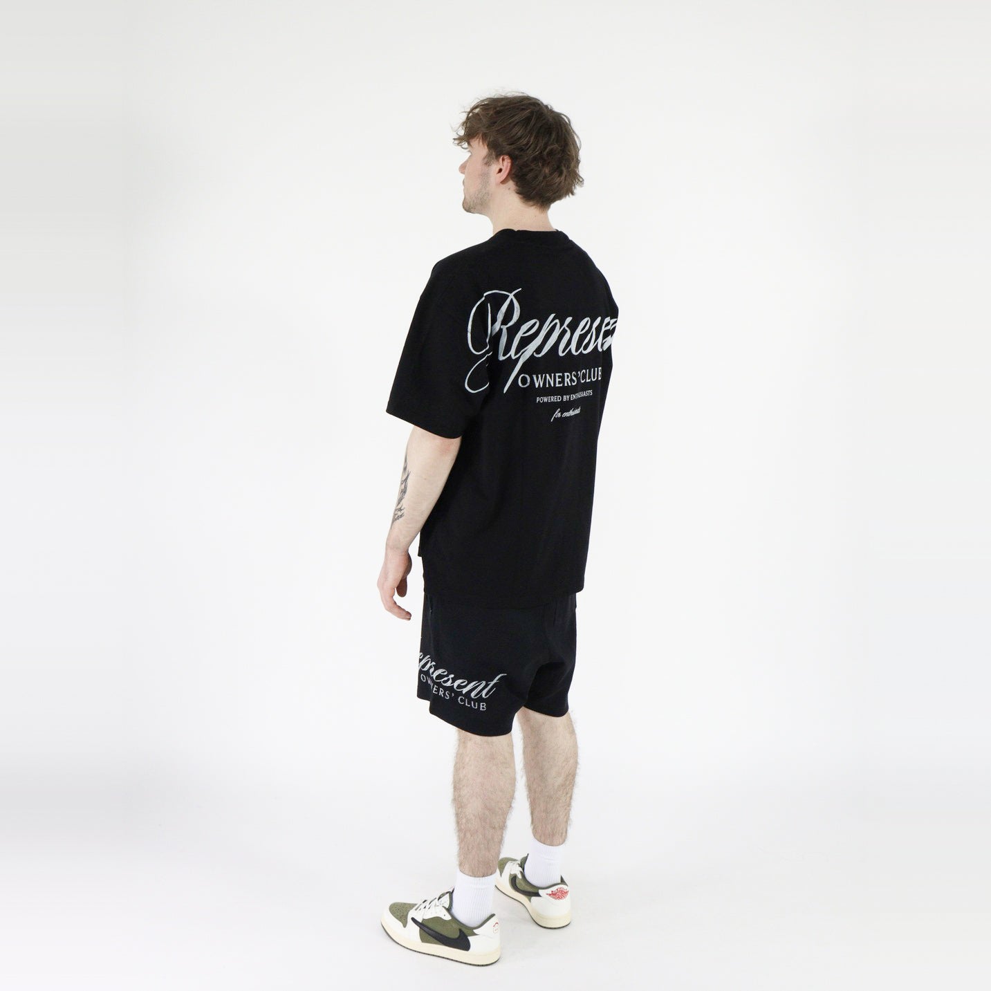 Represent Owners Club Script T-Shirt Black-Clothing-Represent-pikastore.cz