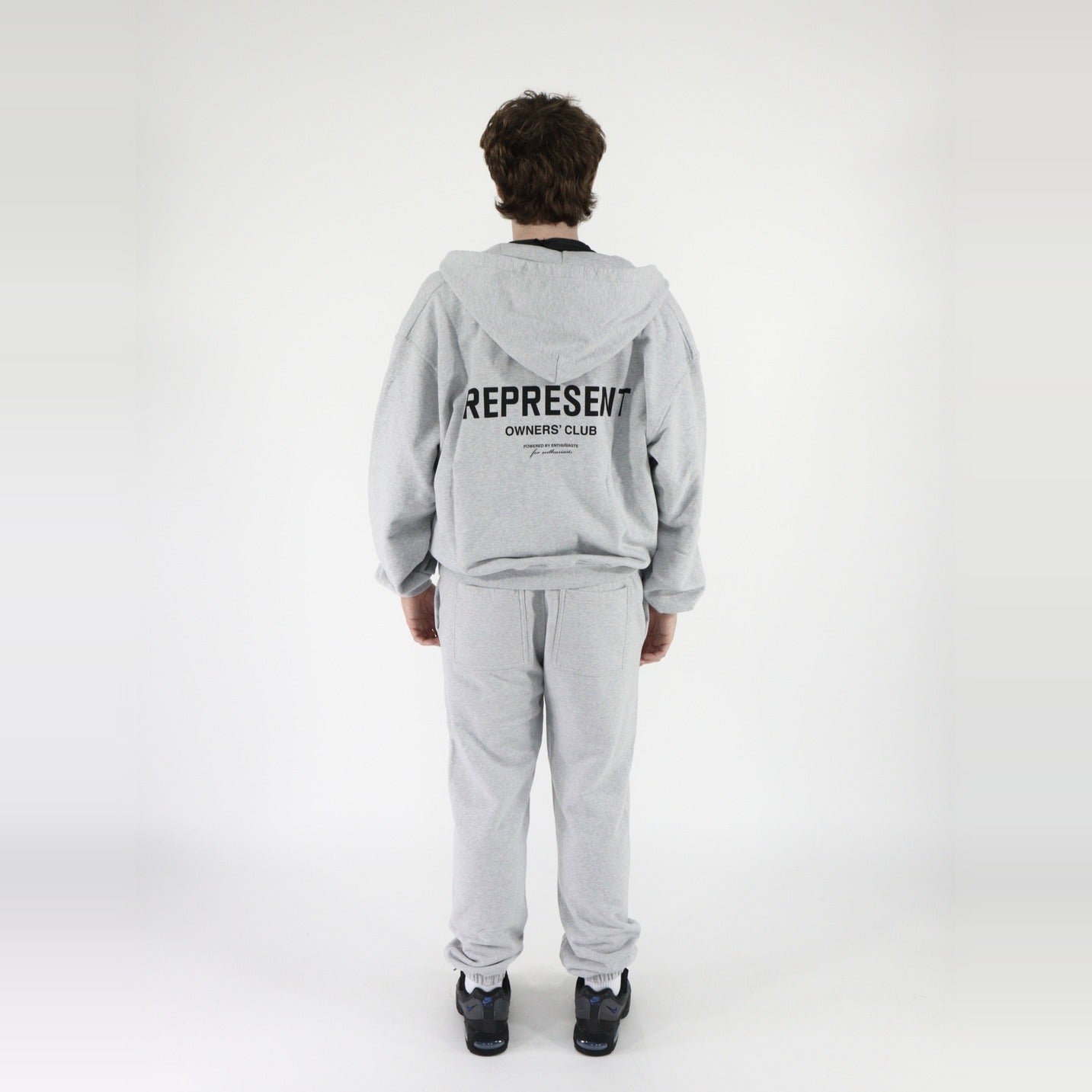 Represent Owners Club Hoodie + Sweatpants Ash Grey - SET-Bundle-Represent-pikastore.cz