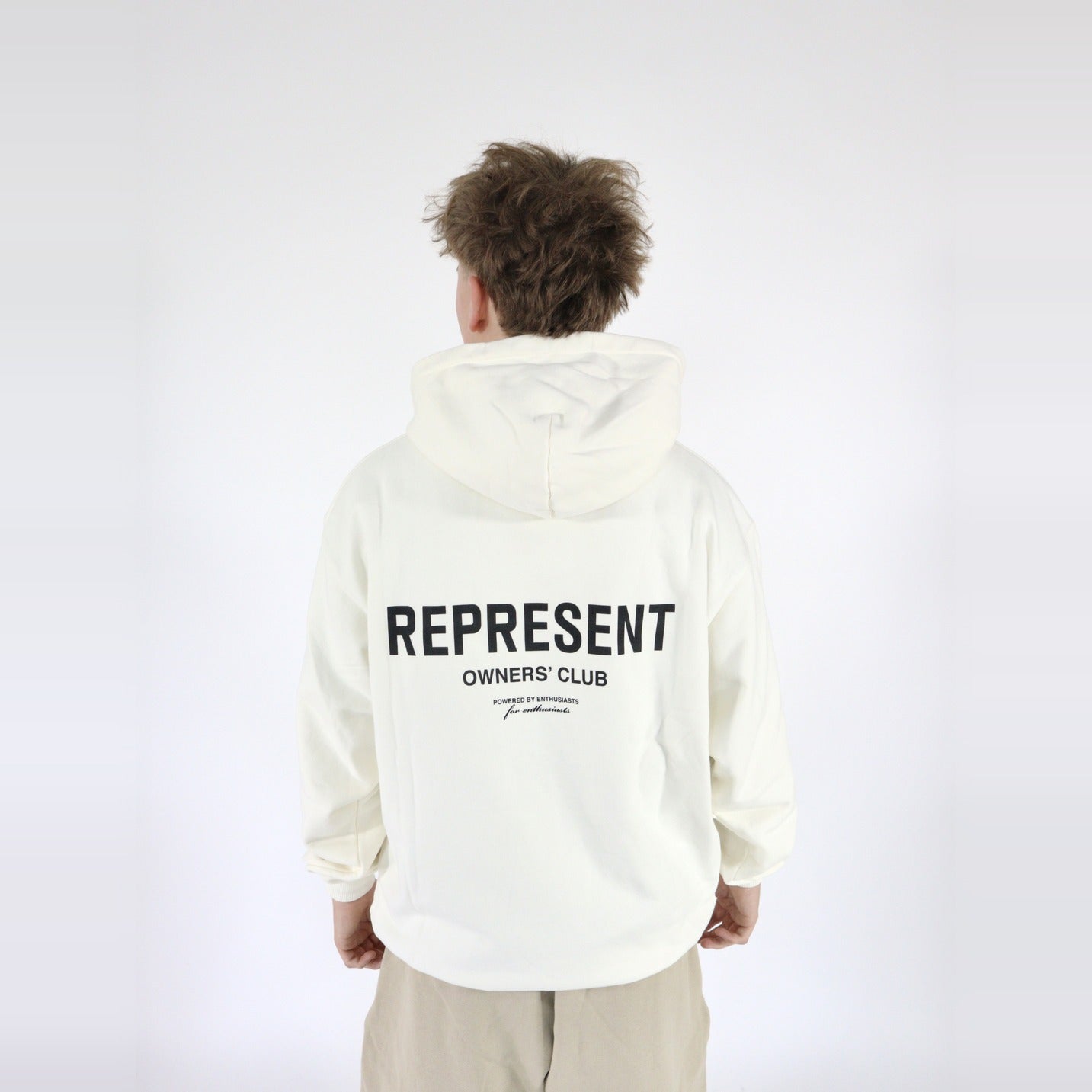 Represent Owners Club Hoodie Flat White-Clothing-Represent-pikastore.cz
