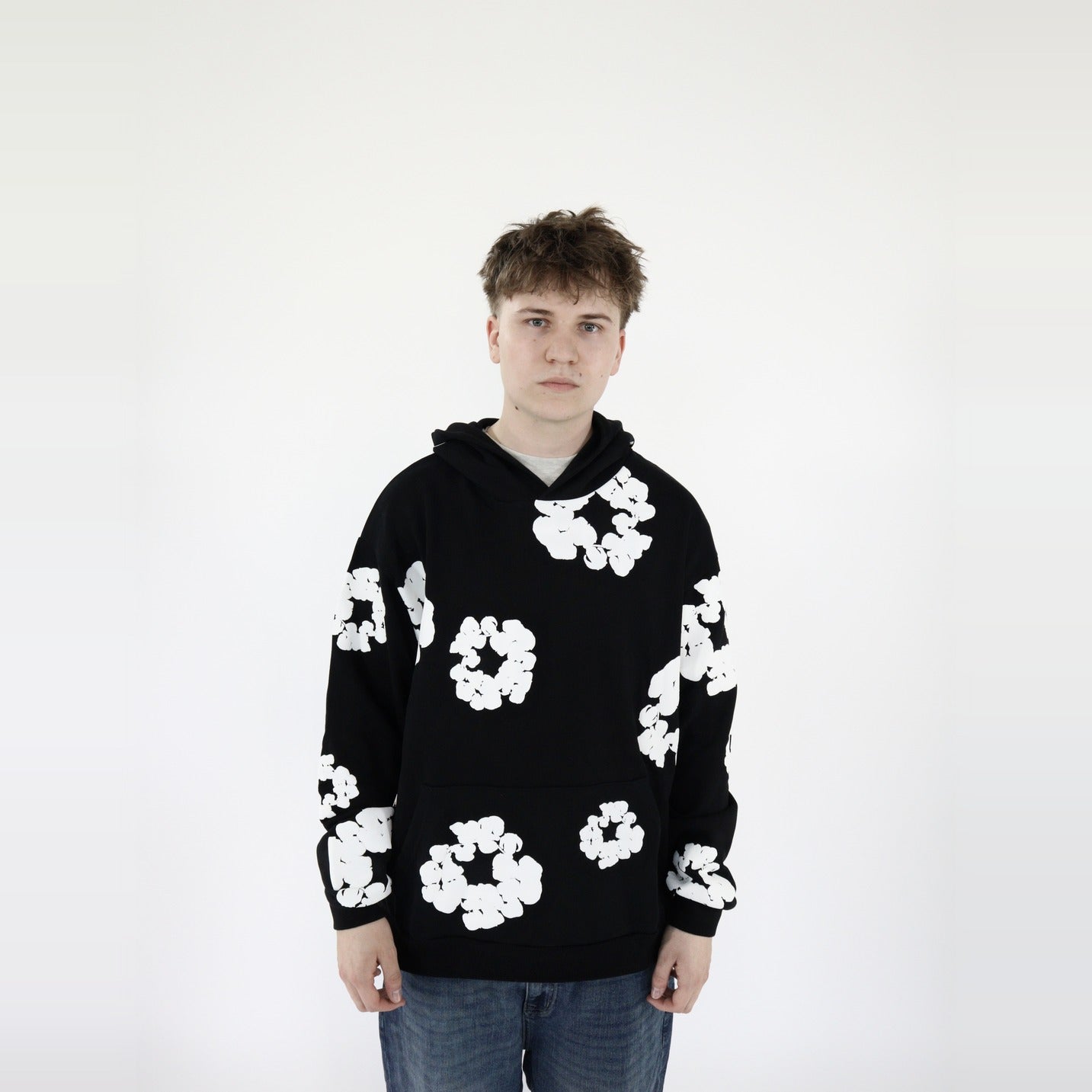 Denim Tears The Cotton Wreath Sweatshirt Black-Clothing-Denim Tears-pikastore.cz