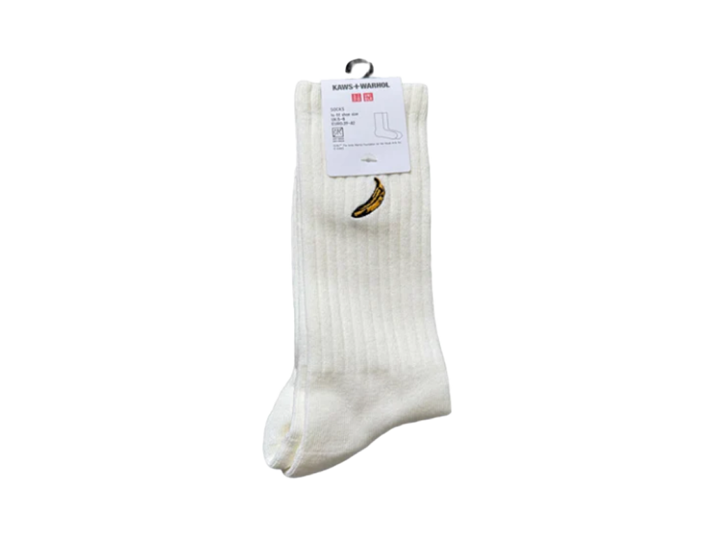 Kaws x Uniqlo Banana Socks White-Kaws-pikastore.cz
