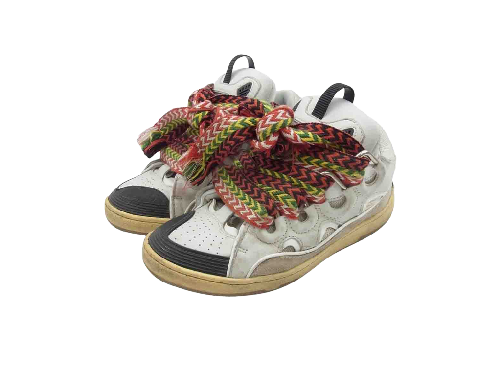 Lanvin Curb Sneakers White