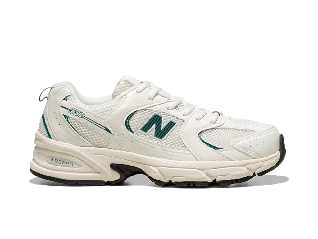 New Balance Green x White GS-New Balance-pikastore.cz