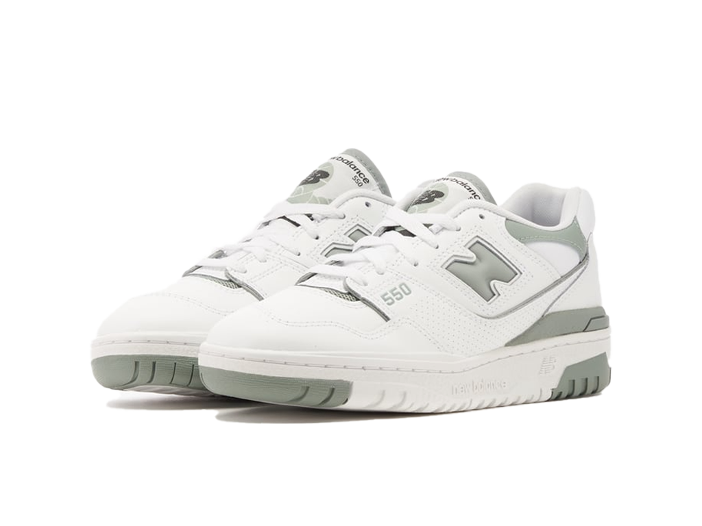 New Balance Wmns 550 White Green-New Balance-pikastore.cz