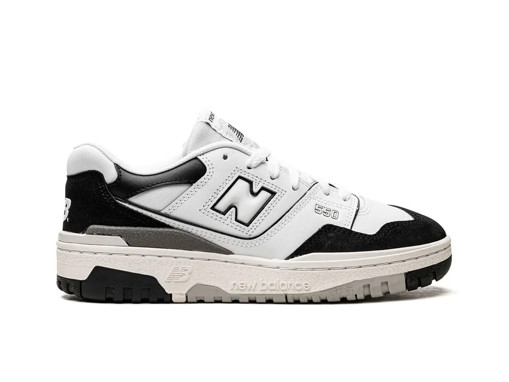 New Balance 550 Big Kid White Black-New Balance-pikastore.cz