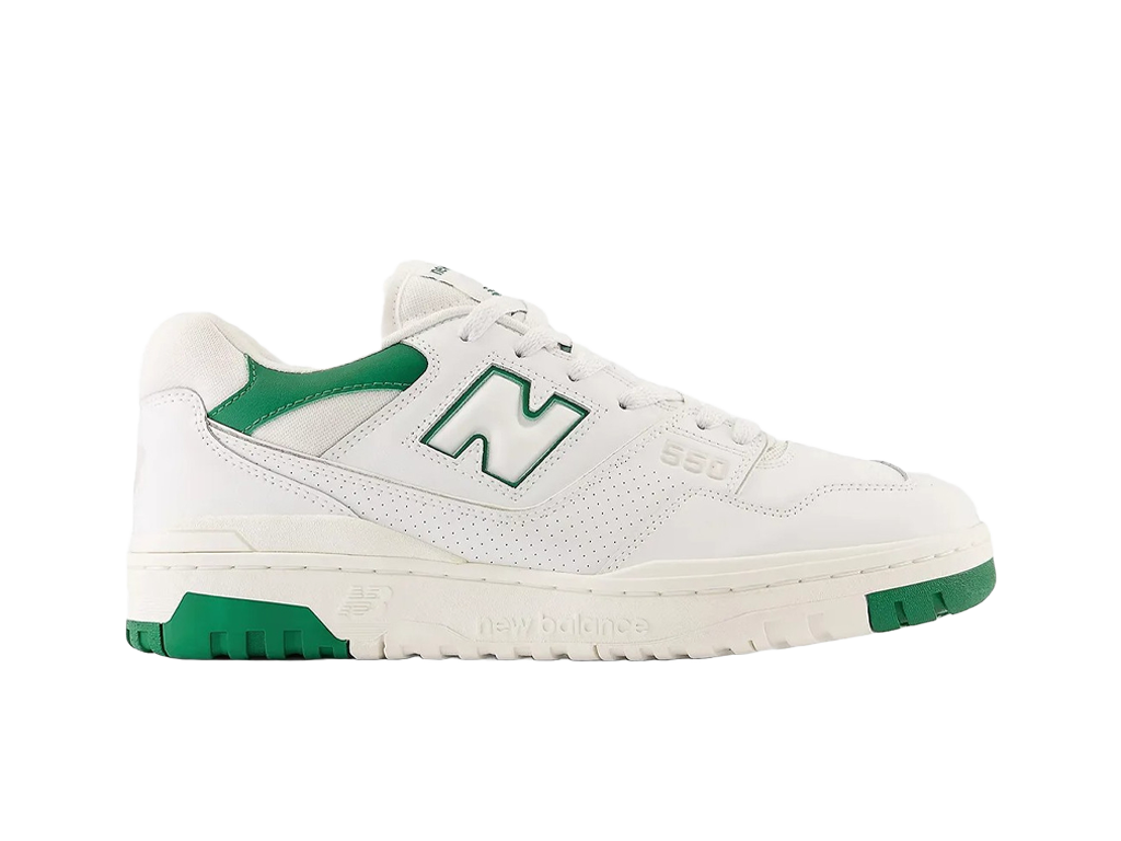 New Balance 550 White Classic Green-sneakers-New Balance-pikastore.cz