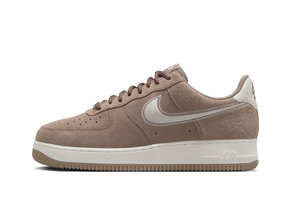 Nike Air Force 1 07 LV8 Embroidered Swoosh - Mink Brown-Nike-pikastore.cz