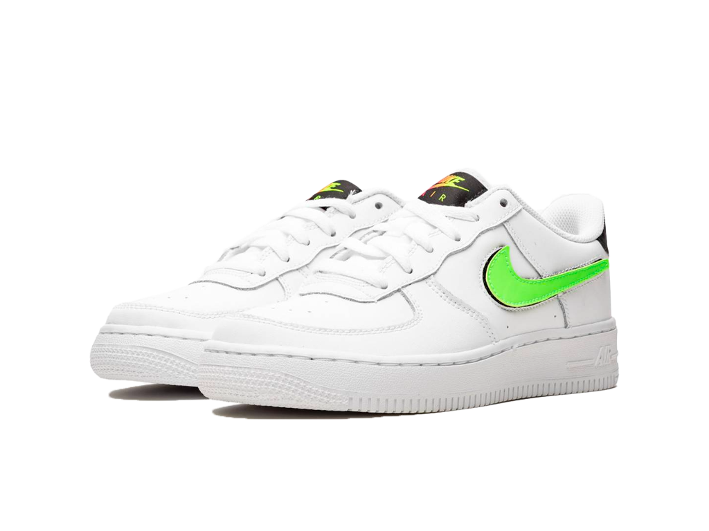 Nike Air Force 1 Low Removable Swoosh White Green Strike (GS)-sneakers-Nike-pikastore.cz