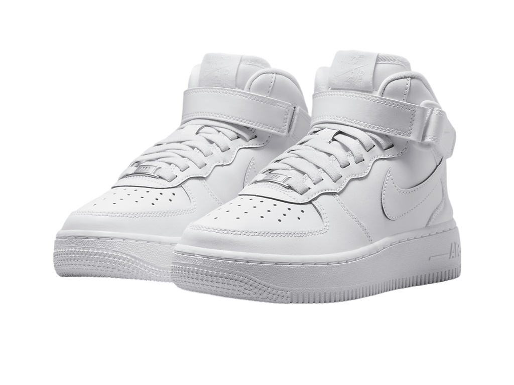 Nike Air Force 1 Mid EasyOn SE GS Triple White-Nike-pikastore.cz
