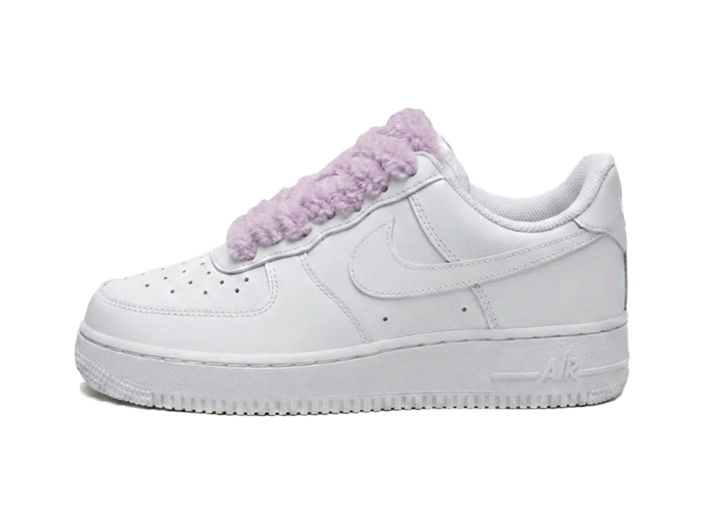 Nike Air Force 1 White Low 07 Fluffy Purple-Nike-pikastore.cz