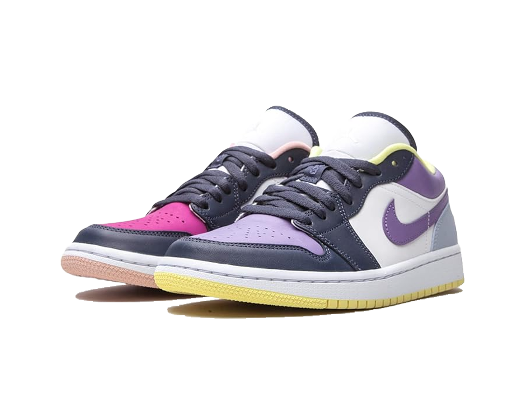 Nike Air Jordan 1 Low Mismatched - Purple Magenta-Air Jordan-pikastore.cz