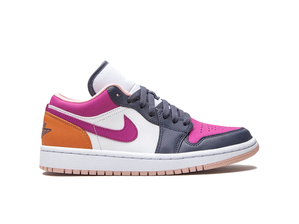 Nike Air Jordan 1 Low Mismatched - Purple Magenta-Air Jordan-pikastore.cz