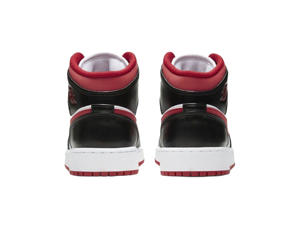 Nike Air Jordan 1 Mid GS Black Gym Red