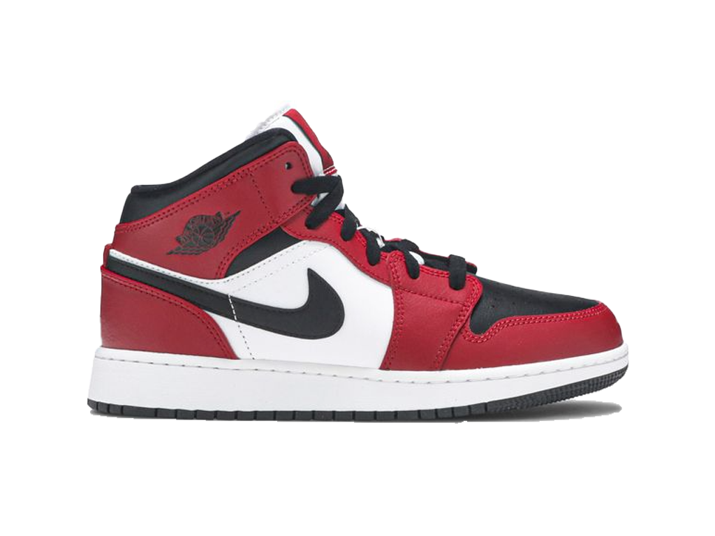 Nike Air Jordan 1 Mid GS Chicago Black Toe-Air Jordan-pikastore.cz