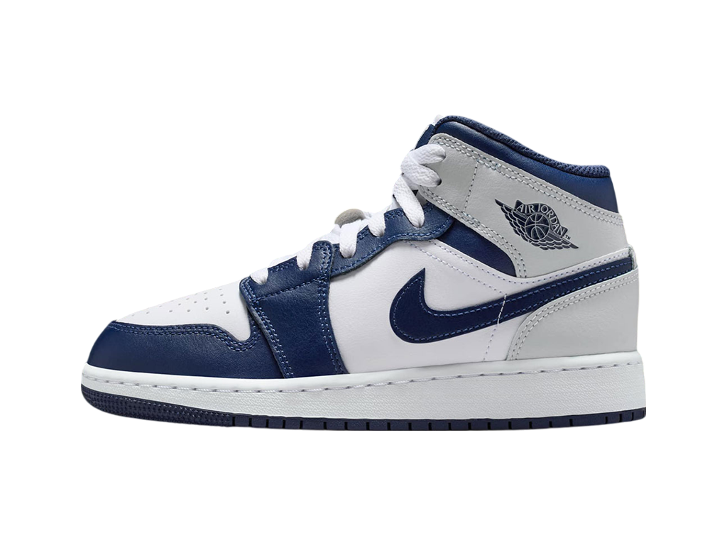 Nike Air Jordan 1 Mid GS Smoke Grey Obsidian-Air Jordan-pikastore.cz