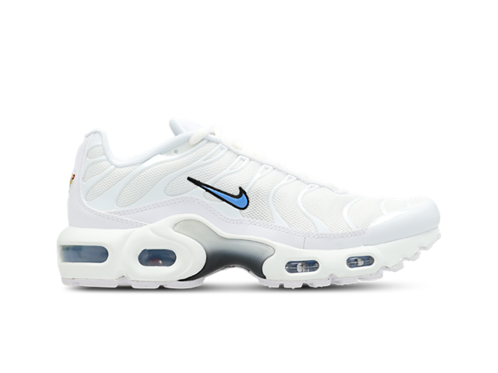 Nike Air Max Plus Triple White Blue Swoosh – adidași – fotografia 3 din 5