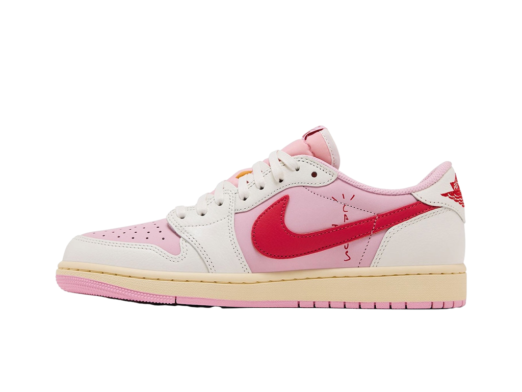 Nike Jordan 1 Retro Low OG SP Travis Scott Sail Tropical Pink