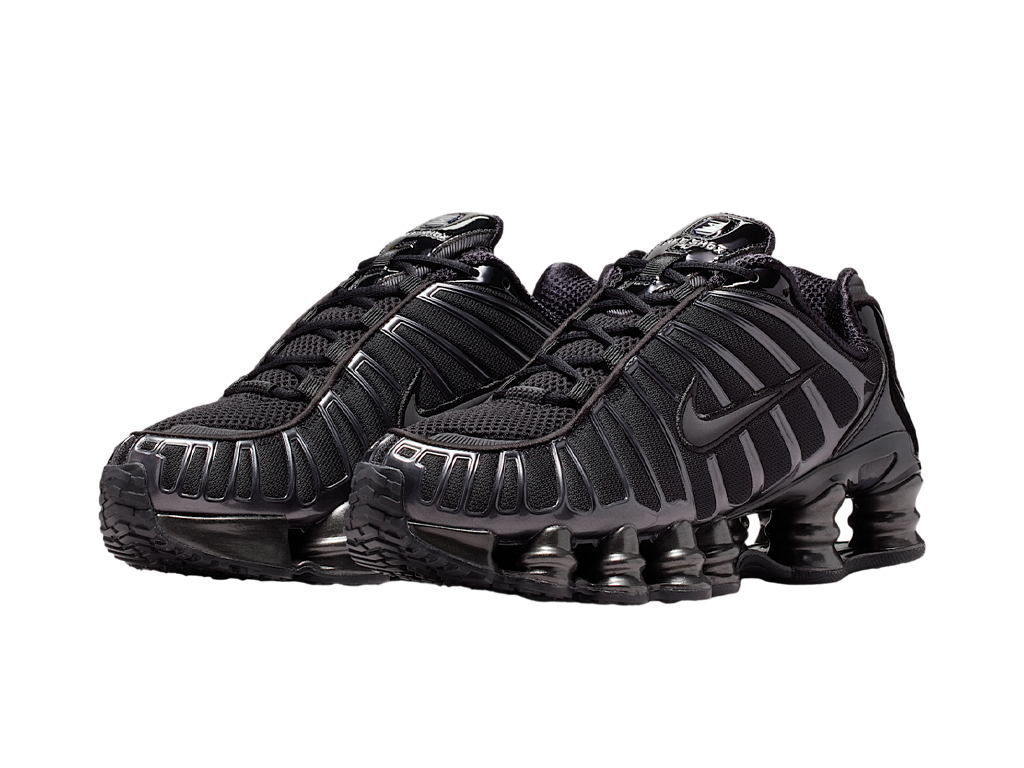 Nike Shox TL Black Metallic Silver (Womens)-Nike-pikastore.cz