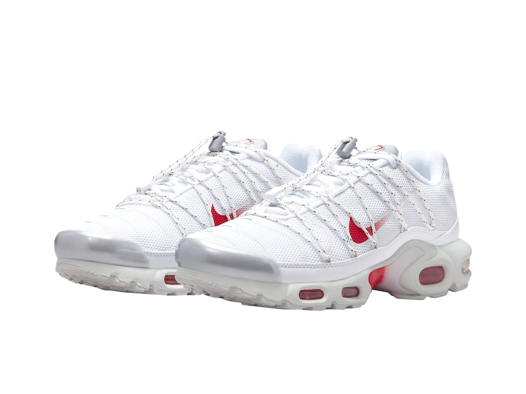 Nike Wmns Air Max Plus Lace Toggle White University Red
